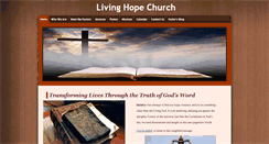 Desktop Screenshot of living-hope-church.org
